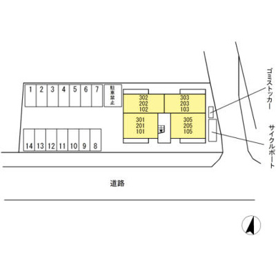 【区画図】 | ファミール沖野