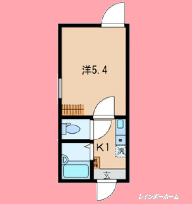 リブ六町の間取り
