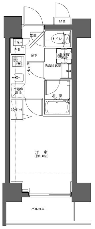 マークス横浜橋通りの間取り