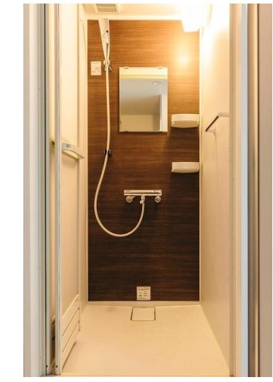 Belforma(ベルフォルマ)のシャワールーム|落ち着いた空間のシャワールームです