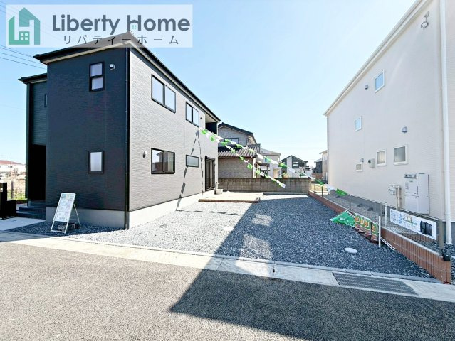 第2土浦市並木　新築戸建　1号棟の駐車場