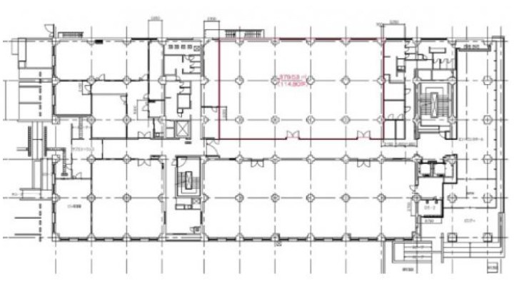 アーバンネット本町ビルの区画図