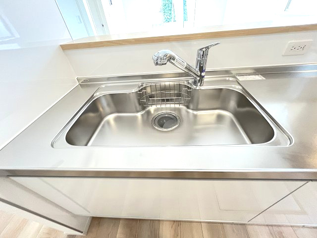 【キッチン】 | 糟屋郡篠栗町田中1丁目第1　2号棟（全4棟）【仲介手数料無料・0円】 | 現地写真。