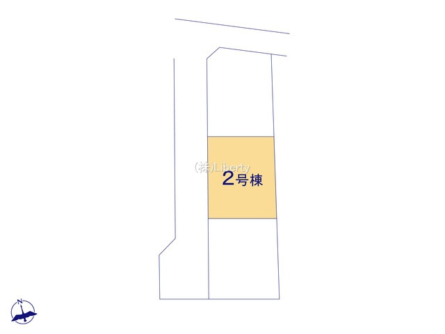 第2土浦市並木　新築戸建　2号棟の区画図