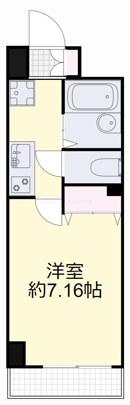 ジュネス医大東の間取り
