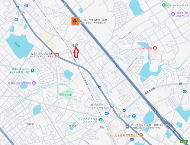 【地図】 | 加古川市平岡町土山第11（全4）2号棟