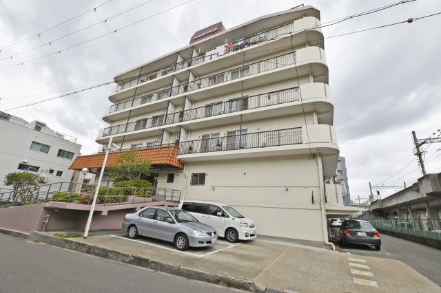 シャルム野中南公園の外観|現地（2025年10月）撮影