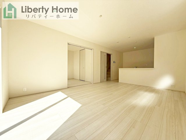 第2土浦市並木　新築戸建　3号棟の居間・リビング