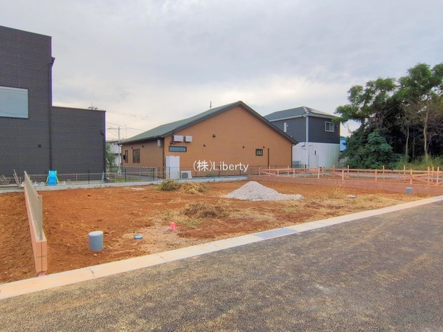 第2土浦市並木　新築戸建　3号棟の前面道路含む現地写真