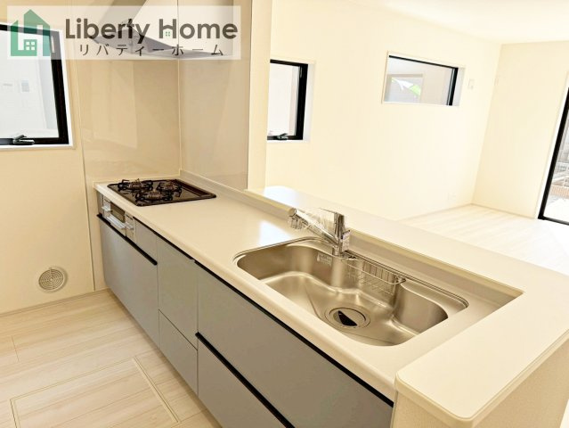 第2土浦市並木　新築戸建　3号棟のキッチン