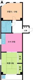 【間取り】 | 白坂ハイム