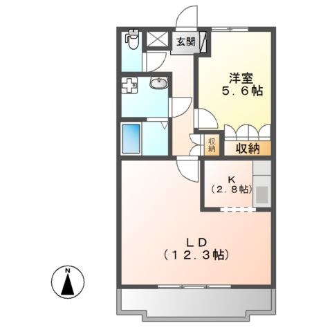Green Hills（グリーン　ヒルズ）の間取り