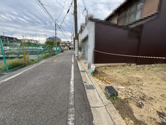 【前面道路含む現地写真】 | 北野田　売土地 | 自由設計対応ですので、お好きな間取りで個性あふれる住まいにしてくださいね！
