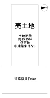 【土地図】 | 北野田　売土地 | 南海高野線「北野田」駅まで徒歩２分！通勤や通学に便利ですね！
