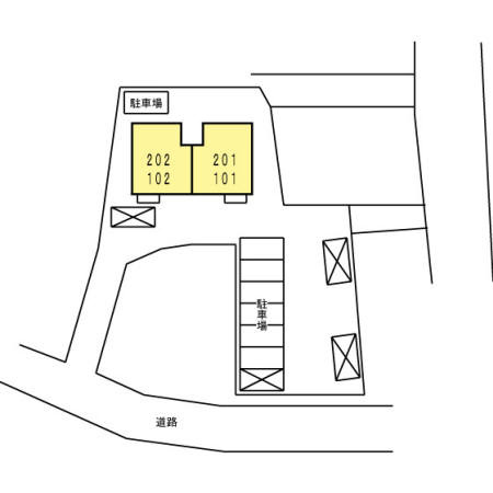ファミリア久原の区画図