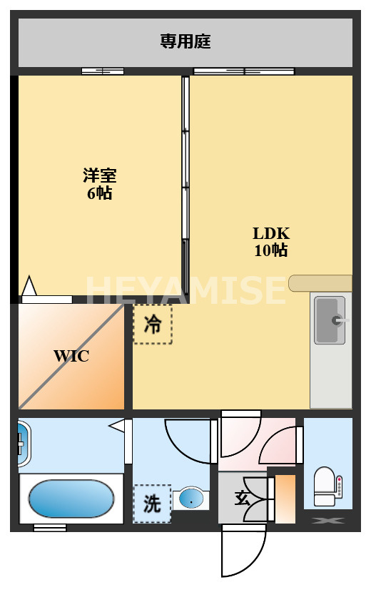 ファミーユ凪A棟の間取り