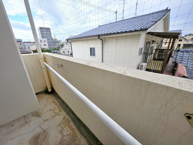 大正ビルのバルコニー