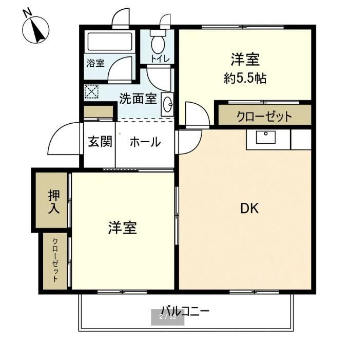 ガーデンハウスカローサの間取り