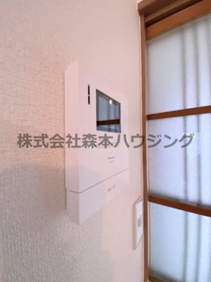【セキュリティ】 | 　枚方市茄子作東町44戸建貸家 | TVモニターフォンで安心です