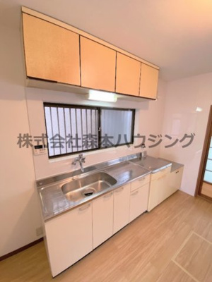 【キッチン】 | 　枚方市茄子作東町44戸建貸家 | お料理しやすいキッチンです