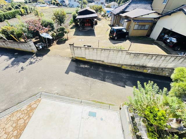 流山市平方新築戸建【新川小学校：8分】の展望|バルコニーより南側眺望・南道路で日当たり良好♪