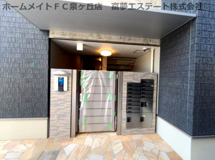 グランメゾンゆずり葉Ⅰ番館のエントランス