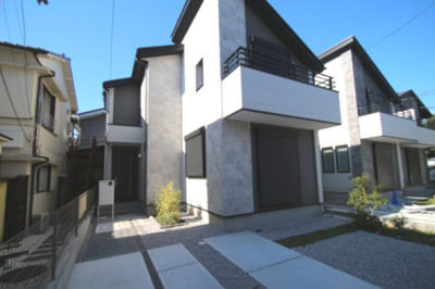 【外観】 | 恋ヶ窪Ⅲ | 全邸敷地面積121m2超＋カースペース並列2台。