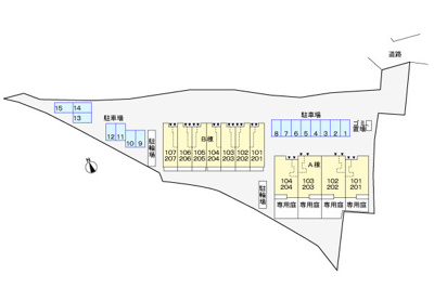 【区画図】 | グレイス・パークA