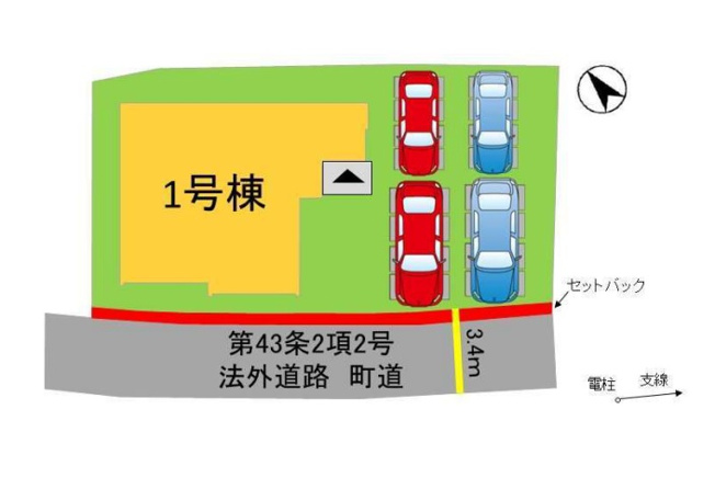 【区画図】 | 糟屋郡粕屋町江辻6期　1号棟（全1棟）【仲介手数料無料・0円】 | 区画図です。