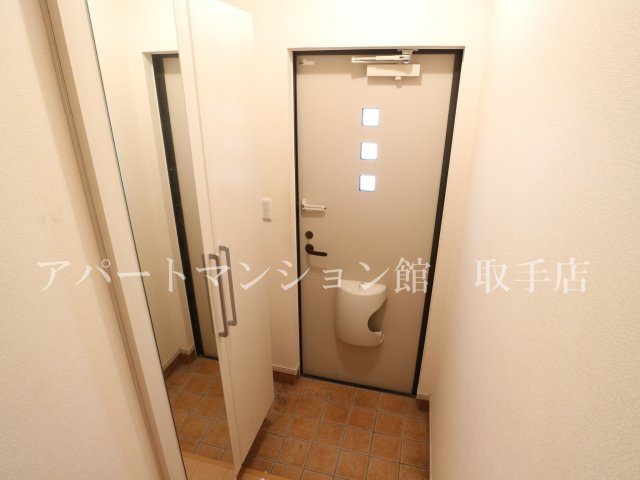 ソレイユの玄関