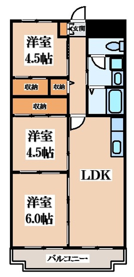 【間取り】 | サンプラザ新石切