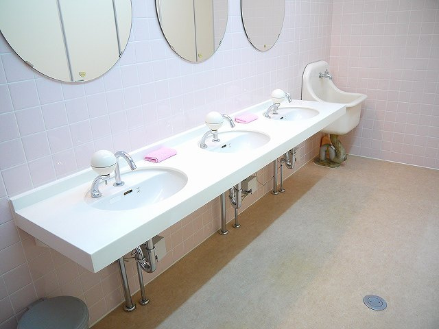 サンローゼビルの洗面所