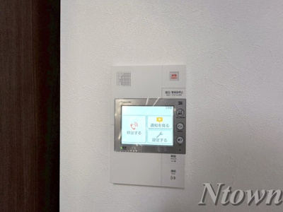 【セキュリティ】 | プレサンス上前津ディアシス | モニター付きインターフォンです。