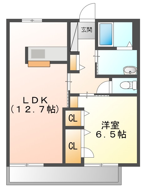 フレグランス９６の間取り