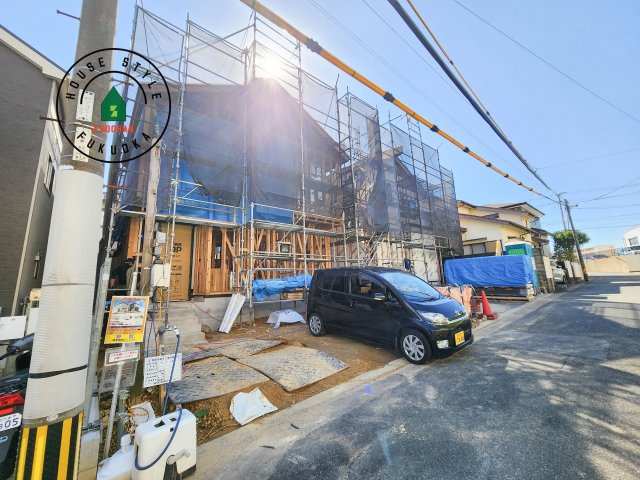 福岡市東区八田3丁目第11-2棟（1号棟）　の前面道路含む現地写真|見学の時間などお気軽にお問い合わせ下さい。