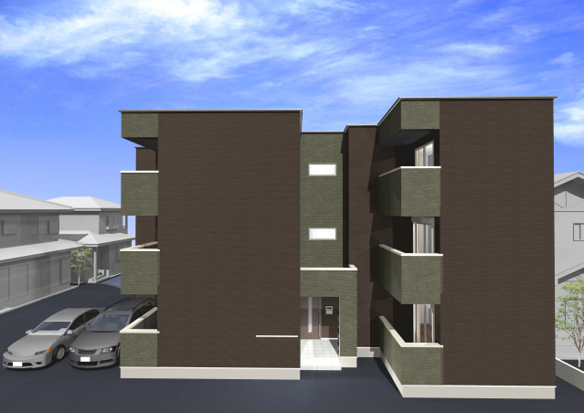 仮称）ＲＥＧＡＬＥＳＴ広瀬町の外観パース