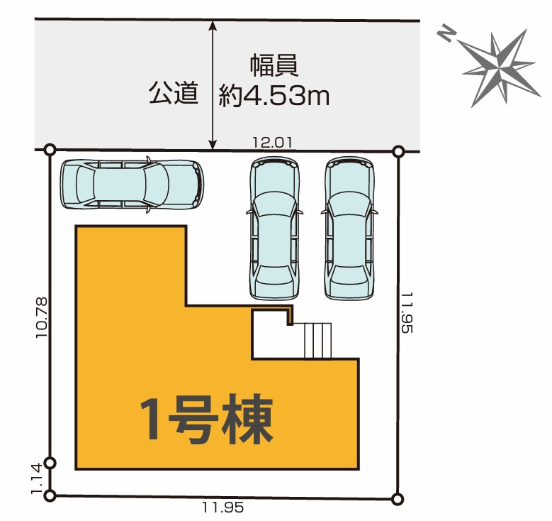 仲介手数料無料　KEIAI GRACE入間市東藤沢８期の区画図