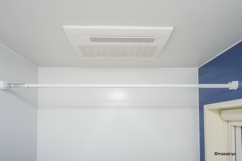 Sarai和の浴室|浴室乾燥機付きです。