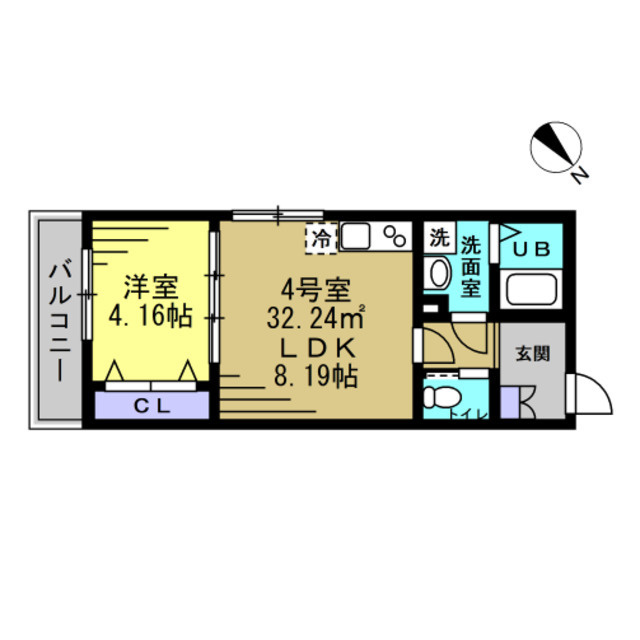 RIZE柏たなかⅢの間取り