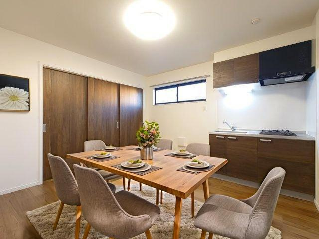 RIZE柏たなかⅢの居間・リビング|CGで家具等を配置したものです。実際に家具等は含まれません。