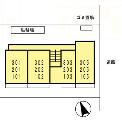 【区画図】 | Ｋヴィラージュ