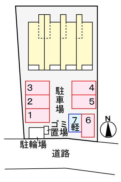 シンシアの駐車場|駐車場