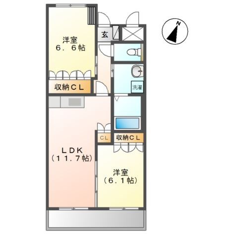ＳＵＮ　ＨＥＩＭＥ　Ｍ＆Ｈ　Ⅱの間取り