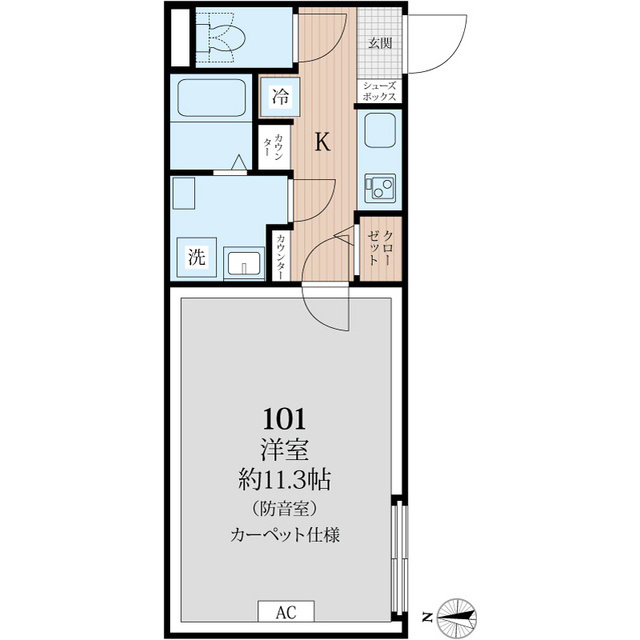 ラシクラス西落合の間取り