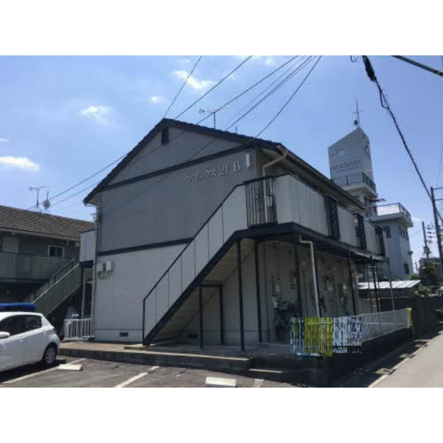 岐阜市長良福江町１丁目のアパートの外観