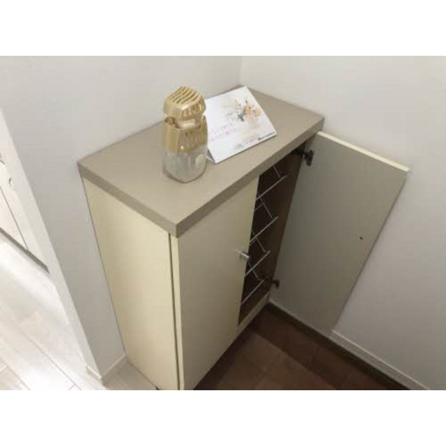 岐阜市長良福江町１丁目のアパートの玄関