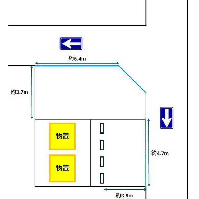 岐阜市加納水野町２丁目の駐車場の間取り