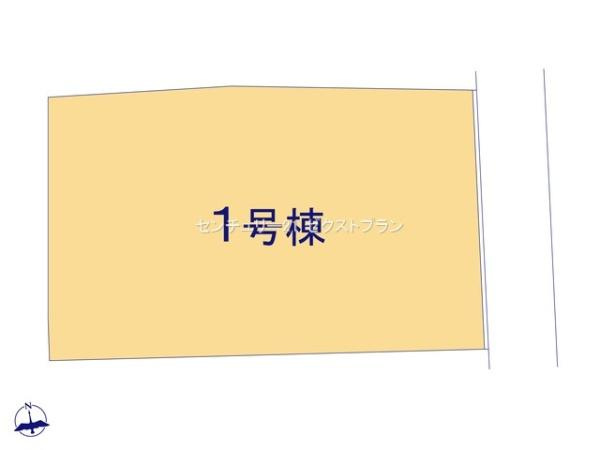富岡市富岡2期1棟 1号棟の区画図|区画図
