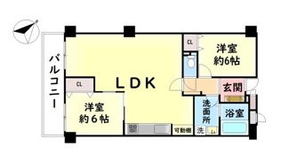 【間取り】 | シャルマンコーポ松之浜　中古マンション