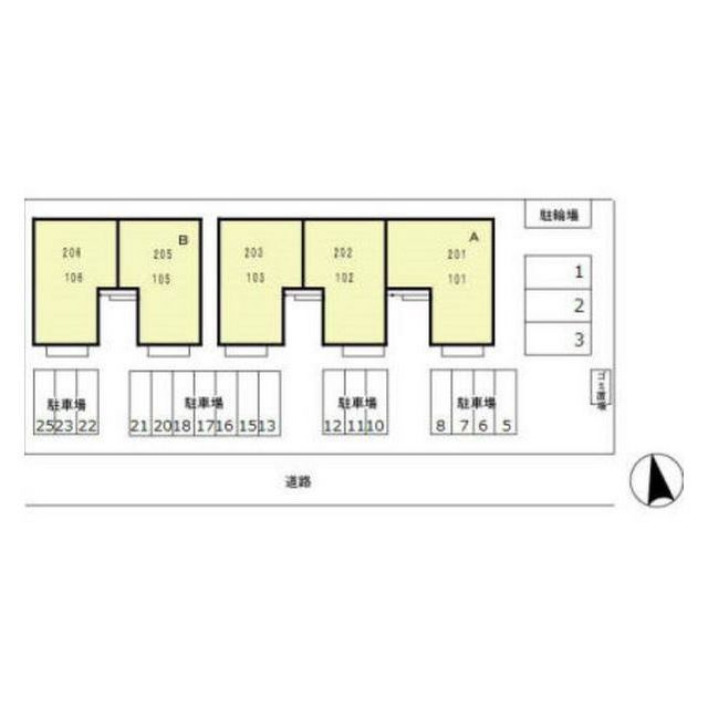 Ｈｉｇｈ Ａｖｅｎｕｅ　Bの駐車場